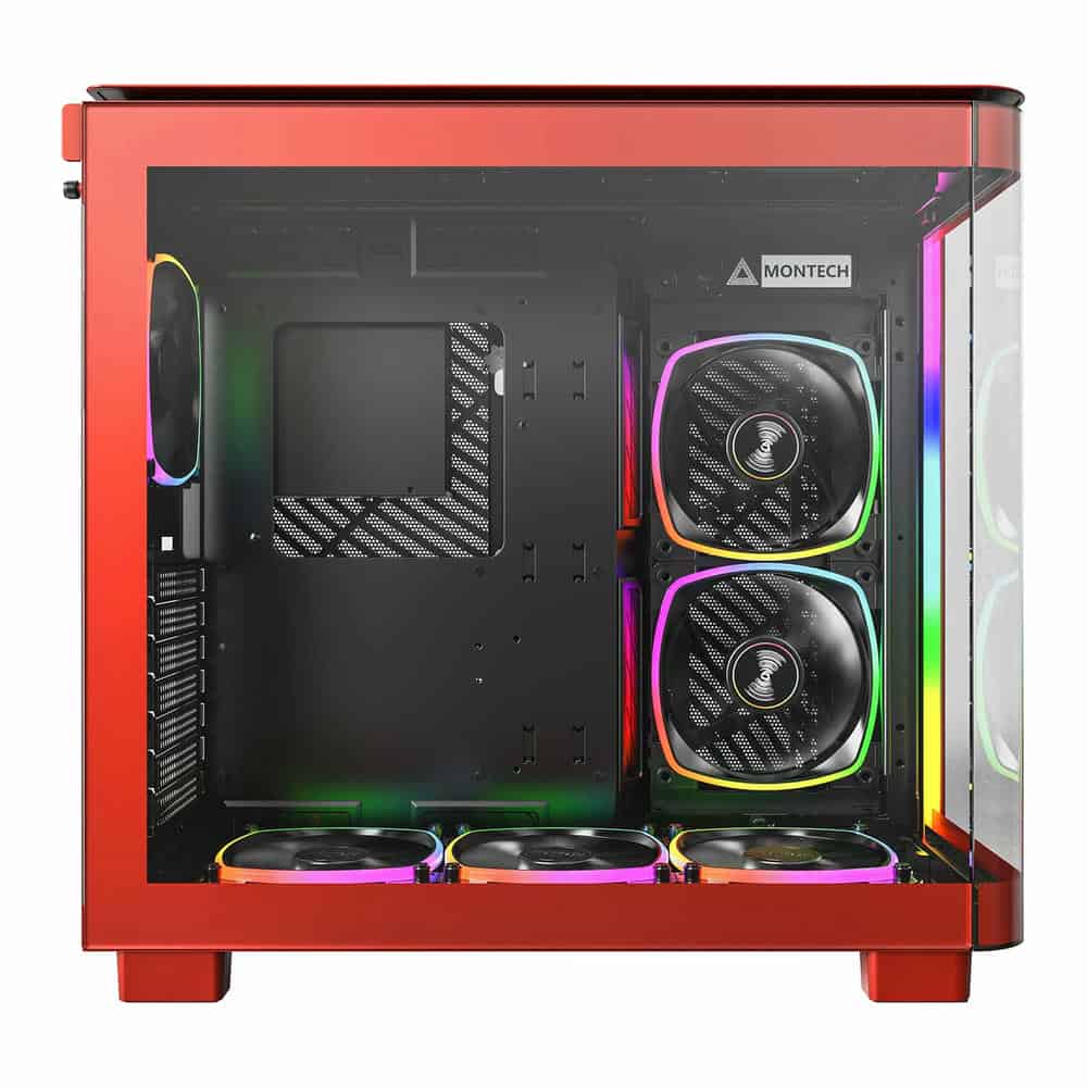 (image for) Montech KING 95 PRO Red Mid Tower PC Case